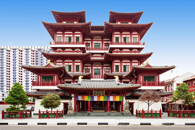 buddha tooth relic temple - Singapore tour package from Ahmedabad