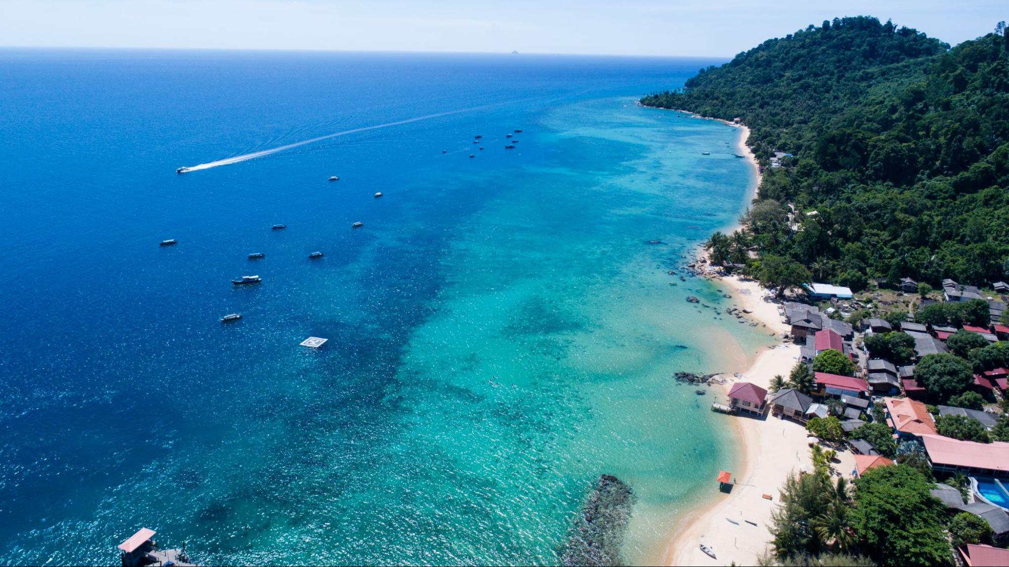 Tioman Island in Malaysia - Malaysia honeymoon trip packages